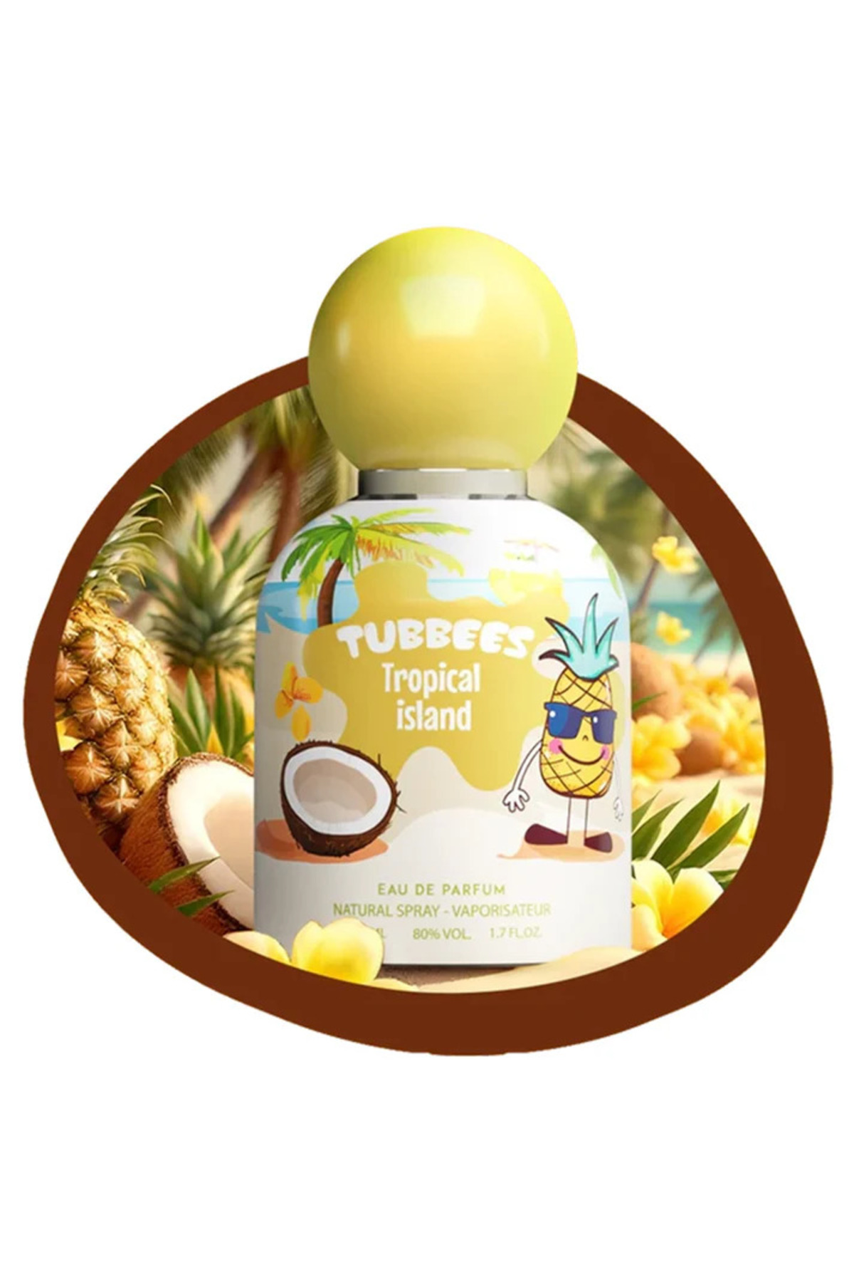 Grandeur Elite Eau de Parfum Tubbees Tropical Island, Unisex, 50 ml