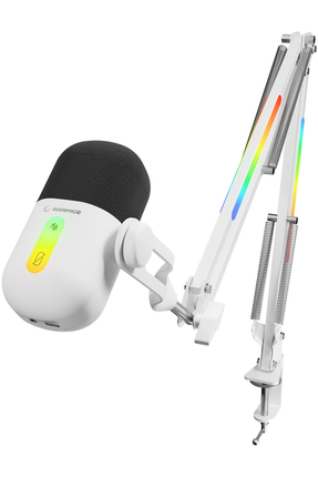 Rampage Arpej Rgb Masa Standlı Ses Göstergeli Dokunmatik Pop Filtre Oyuncu Mi...