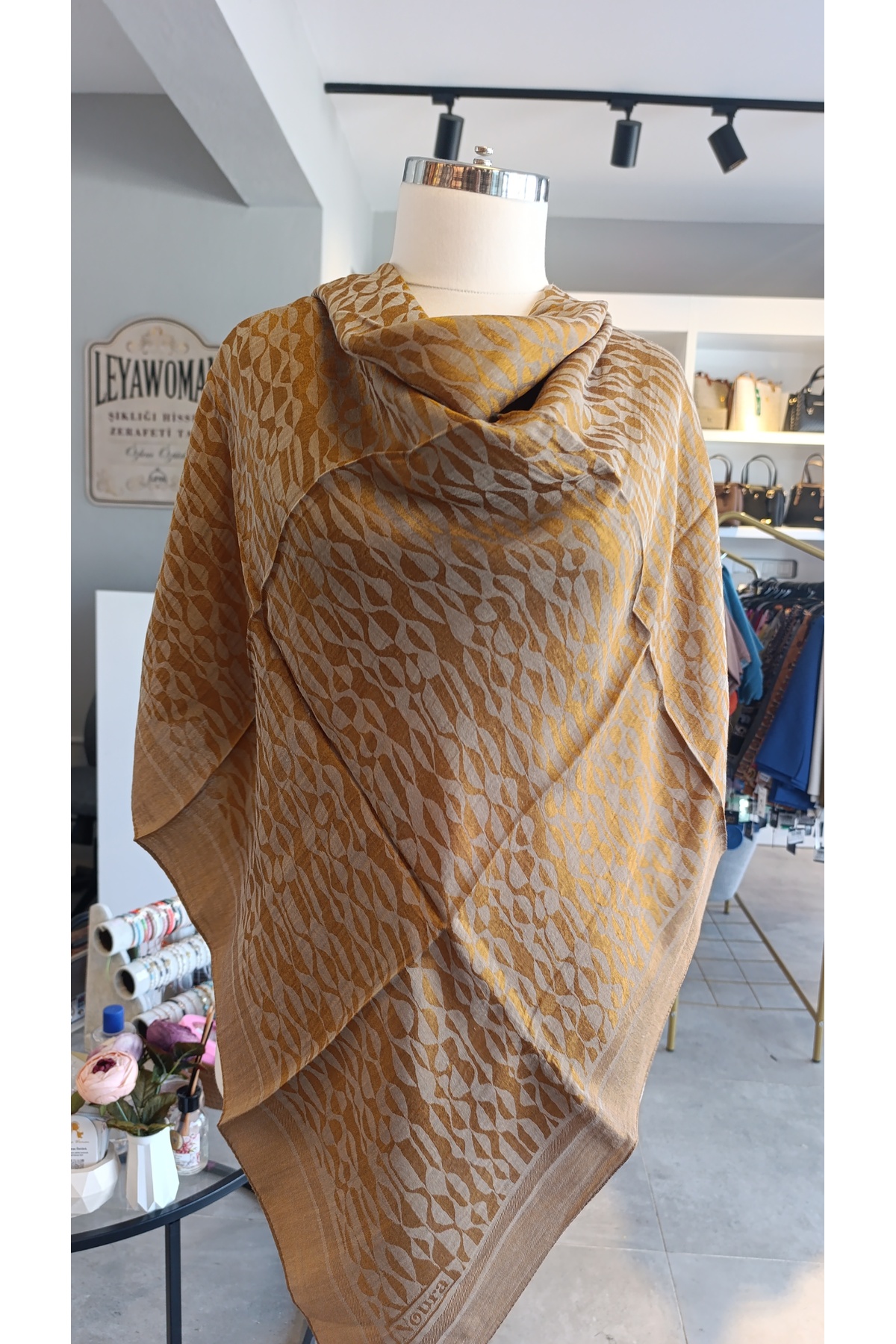 NOURA SCARF PAMUK LYOCELL EŞARP PIRLANTA MİORA