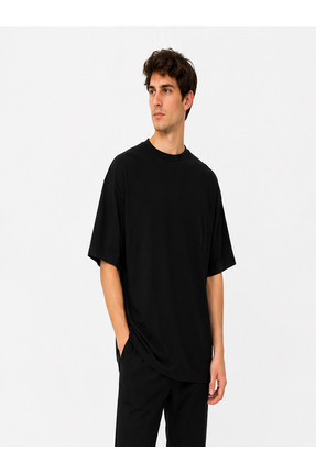 THEMODECHARME DÜZ TSHIRT OWERSİZE STANDART BEDEN