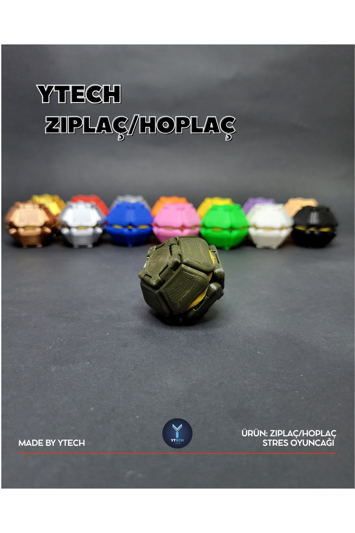 YTECH Zıplaç/Hoplaç Stres Oyuncağı Haki - Fiyatı, Yorumları