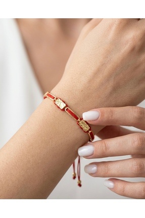 Glowisters Jewelry Kadın Özel Seri Minimal Gold Dikdörtgen Plaka Detaylı Ayar...