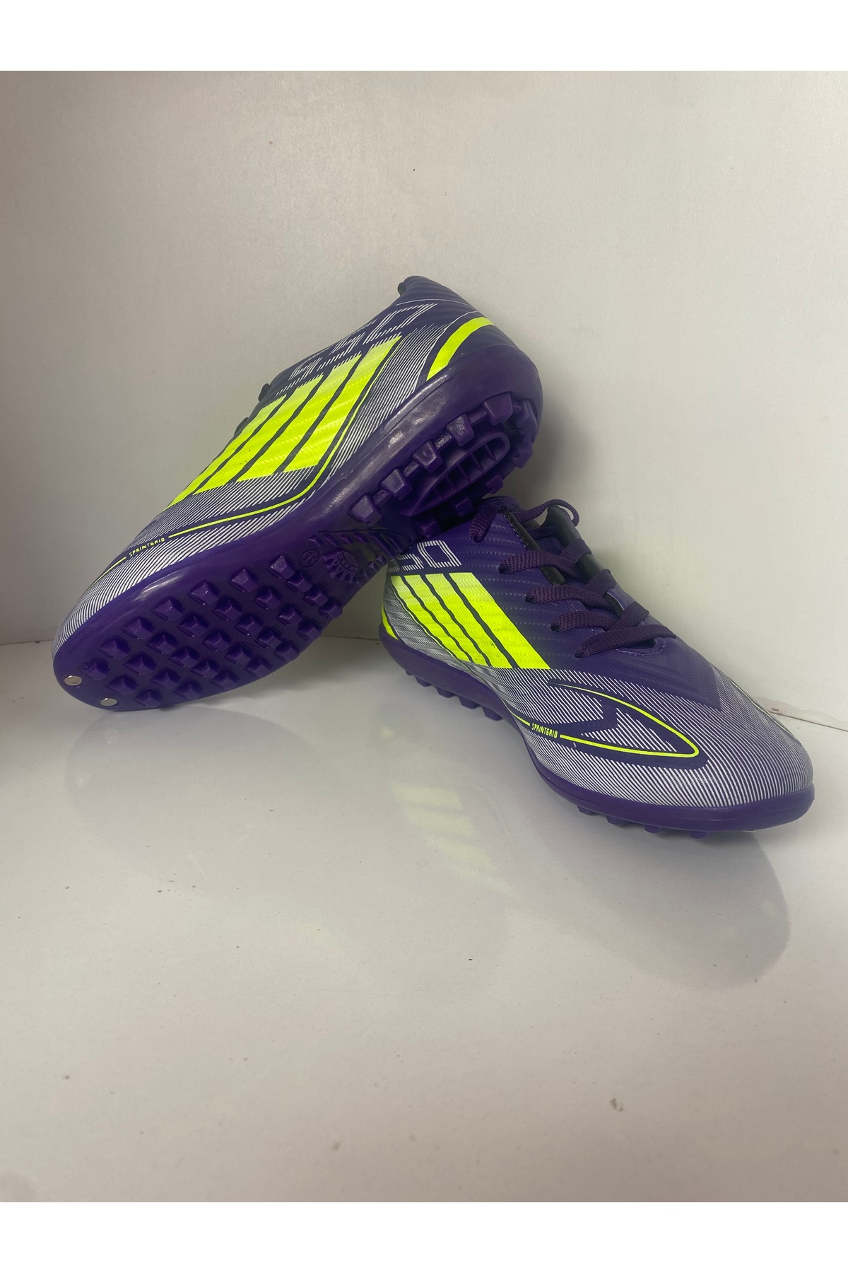 SPORTAÇ kaydırmaz tabanlı futsal çorapsız halı saha ayakkabısı görsel 4