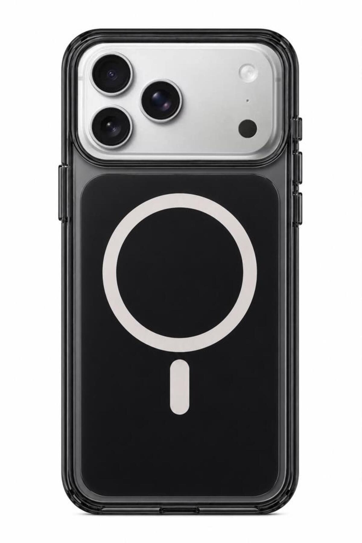 premium Colorful Hard Silicone with Back Animation Wireless Charging Support for iPhone 17 Pro Compatible