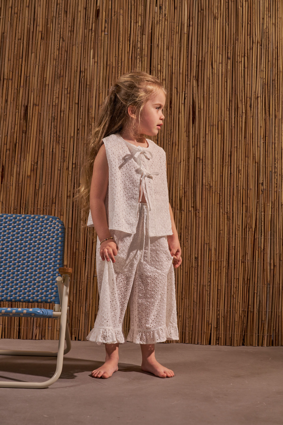 White Luma Vintage Series Bermuda Suit