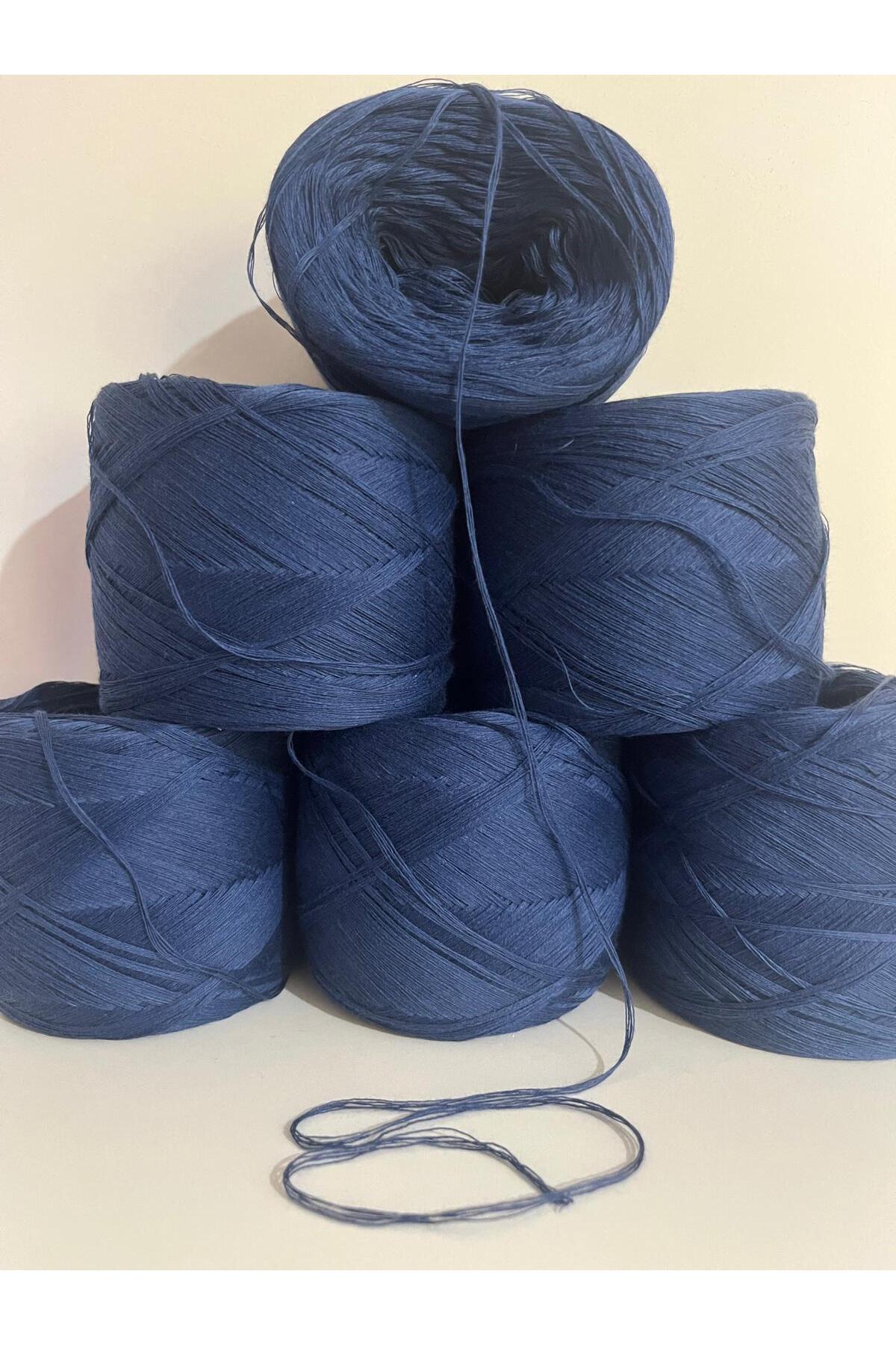 Viscon Mercerized Cotton Knitting Yarn (Night Blue) 100gr