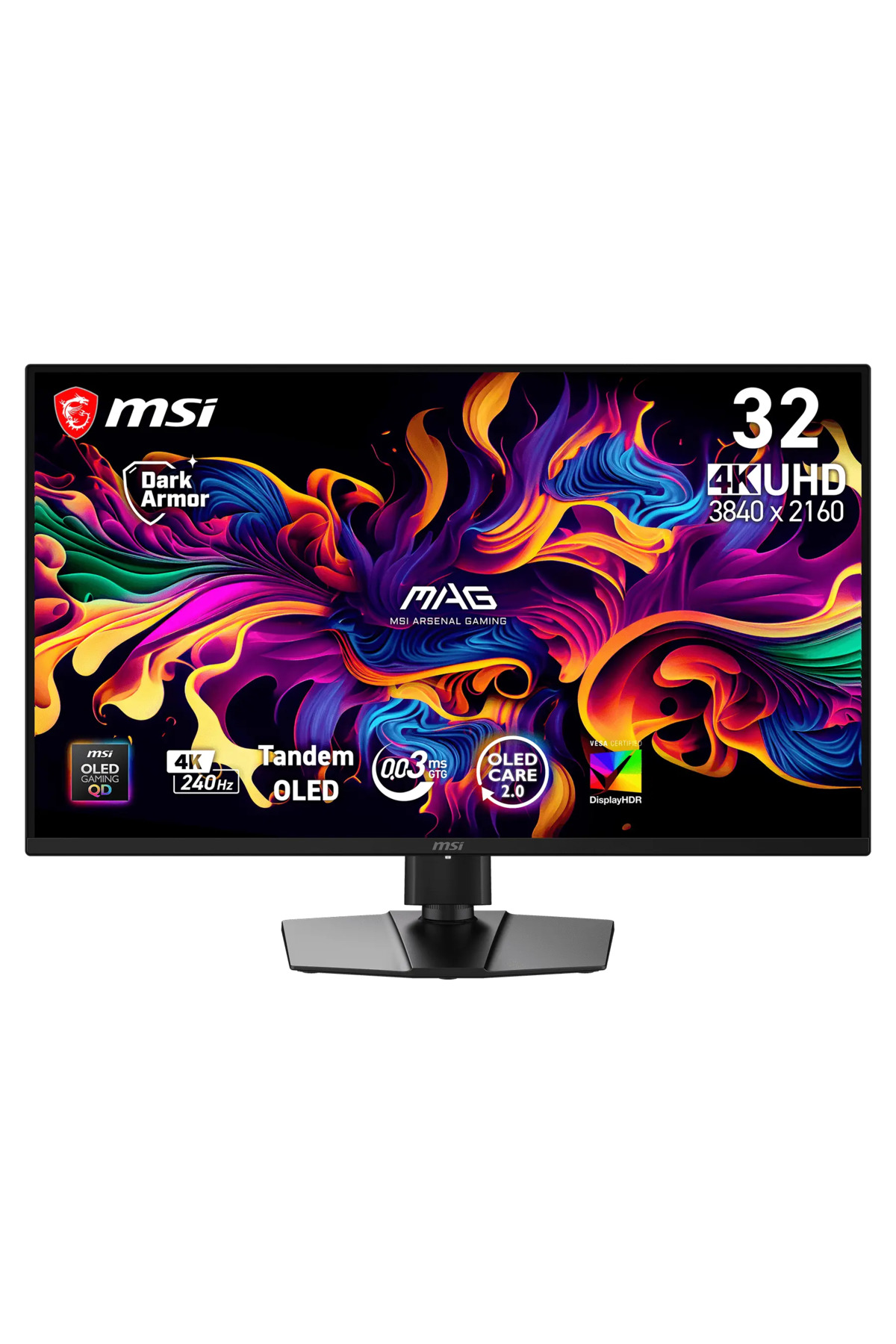 MSI 31.5 MAG 321UP QD-OLED X24 3840 x 2160 (UHD) 16:9 FLAT QD-OLED