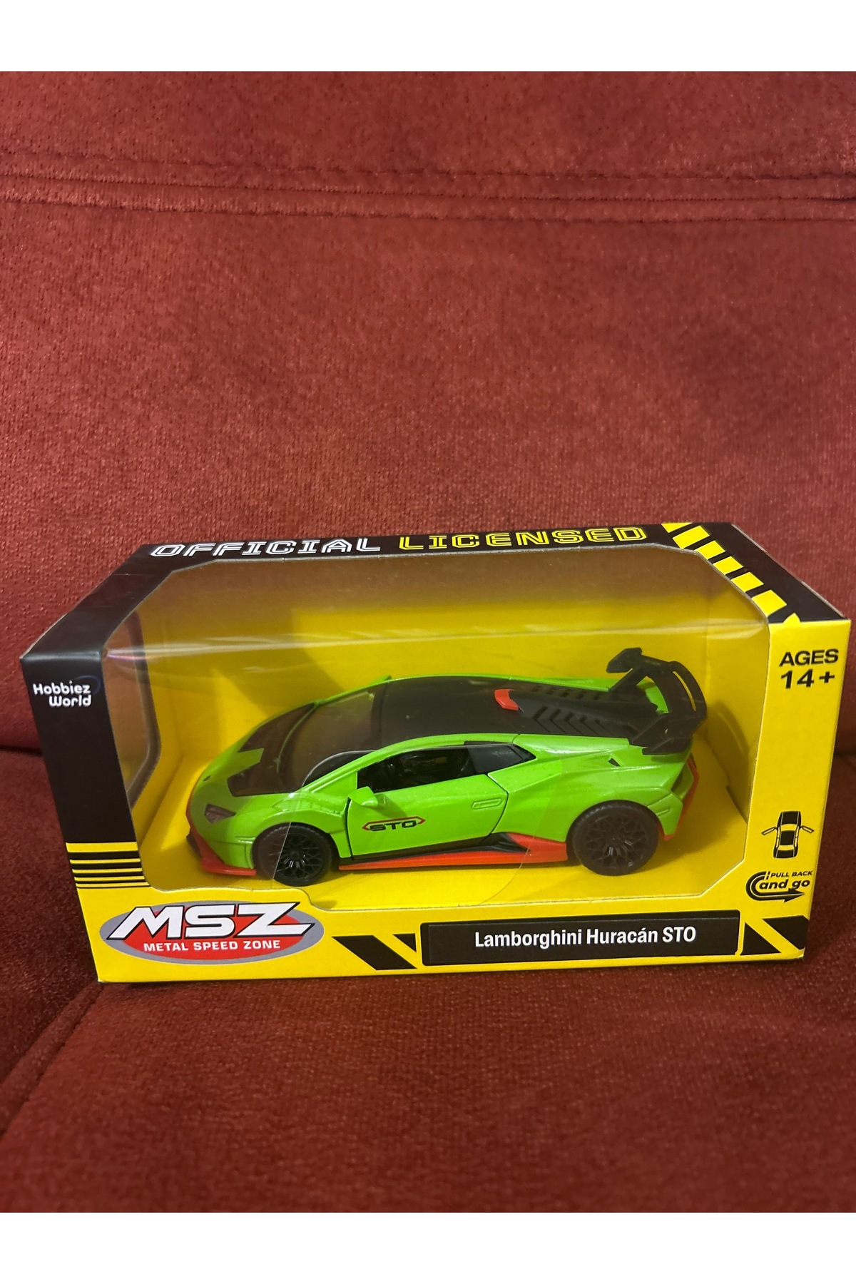 リランラン販売 HOBBİEZ WORLD MSZ LAMBORGHİNİ HURACAN STO 1:36 Çek bırak - Fiyatı
