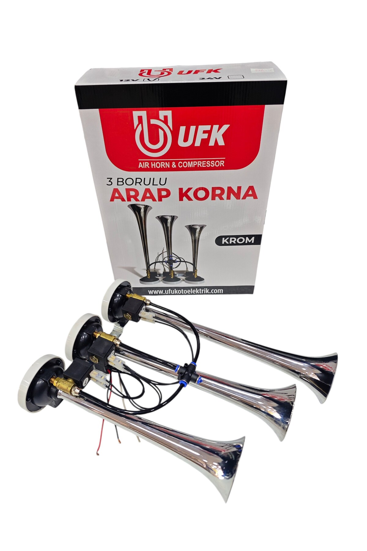 ufk air horn & compressor NURİ ALCO 4 MELODİLİ HAVALI KORNA 24V