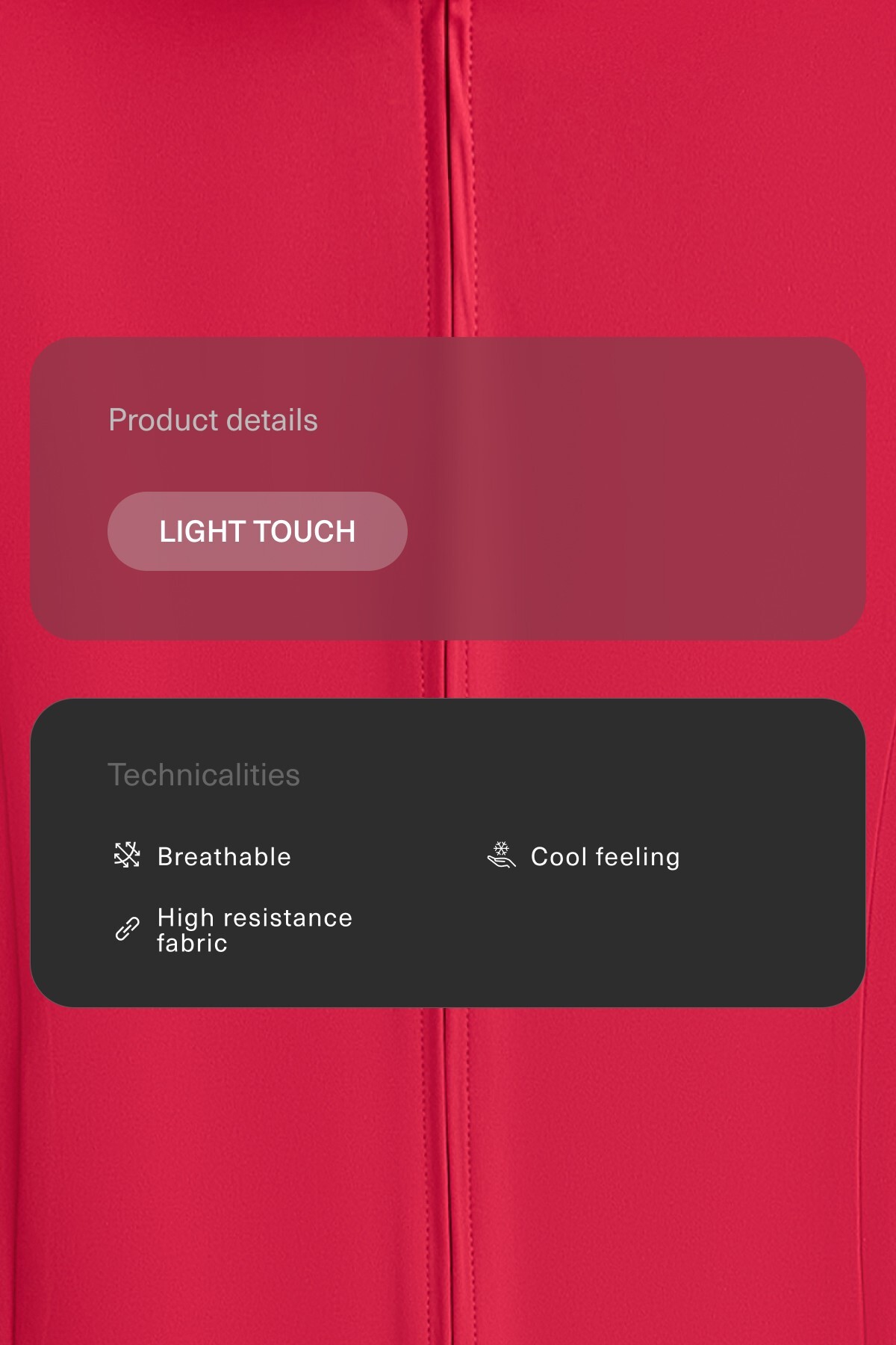 Oysho Light Touch kısa teknik ceket görsel 6