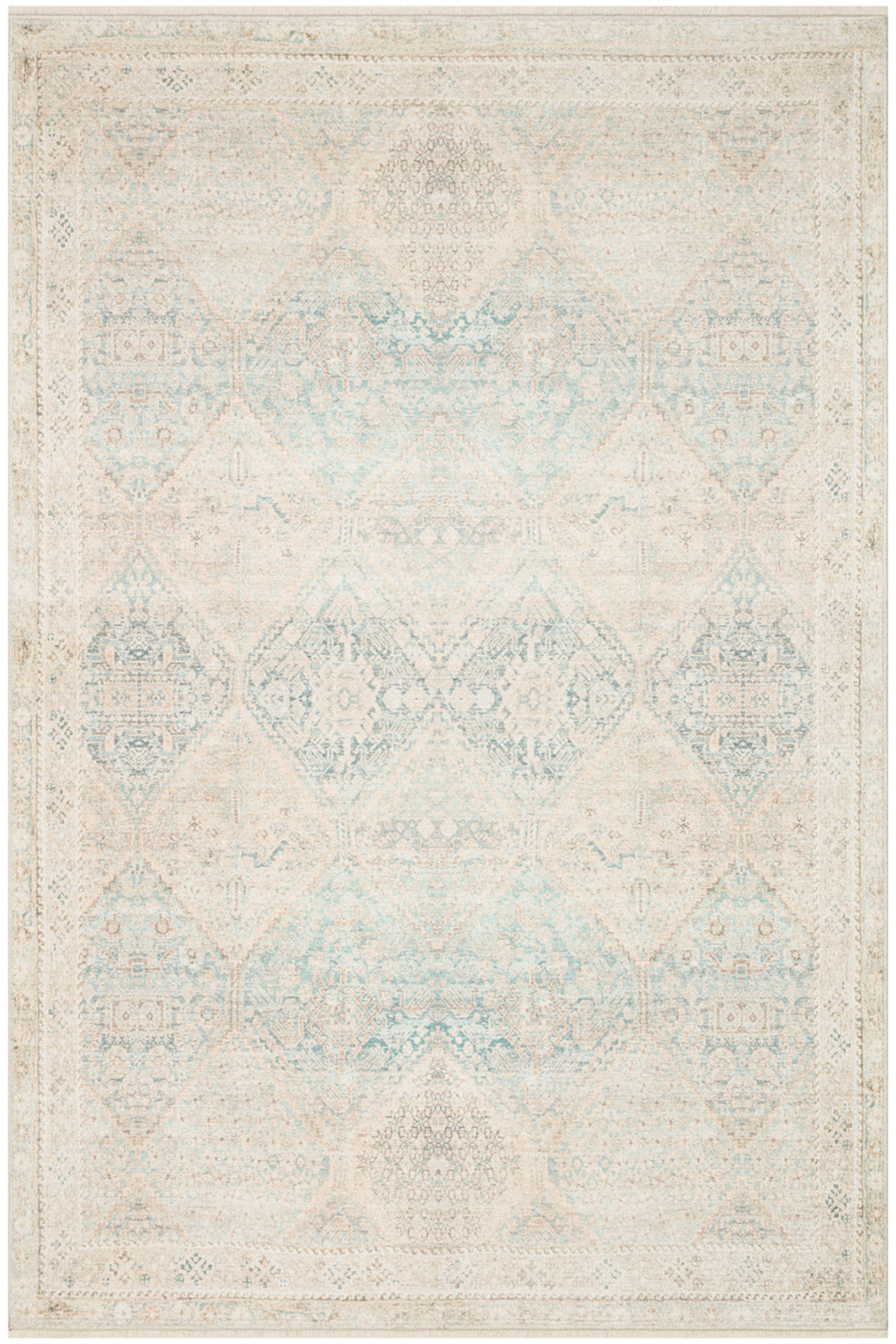 Gizia Cream Antique Authentic Soft Four Seasons Wipeable Spacious Simple Stylish Living Room Guest Room Rug