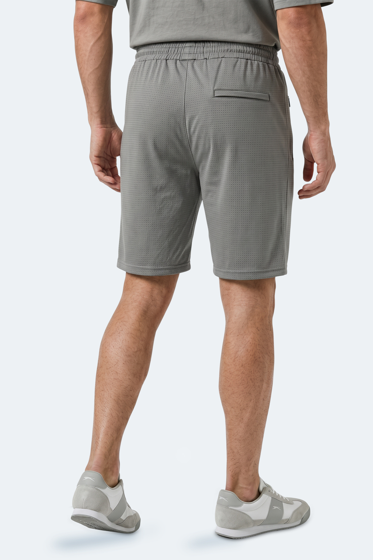 Slazenger HYPERBOLT I Erkek Cepli Fıtness Koyu Gri Şort görsel 7
