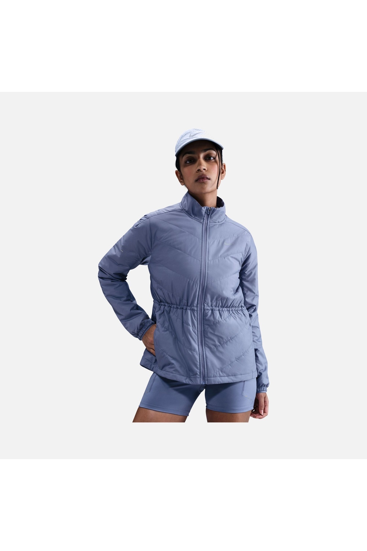 Nike Kadın Mavi Swift Therma-fit Fill Rüzgar Geçirmez Spor Koşu Ceketi | HV2744-499 görsel 6
