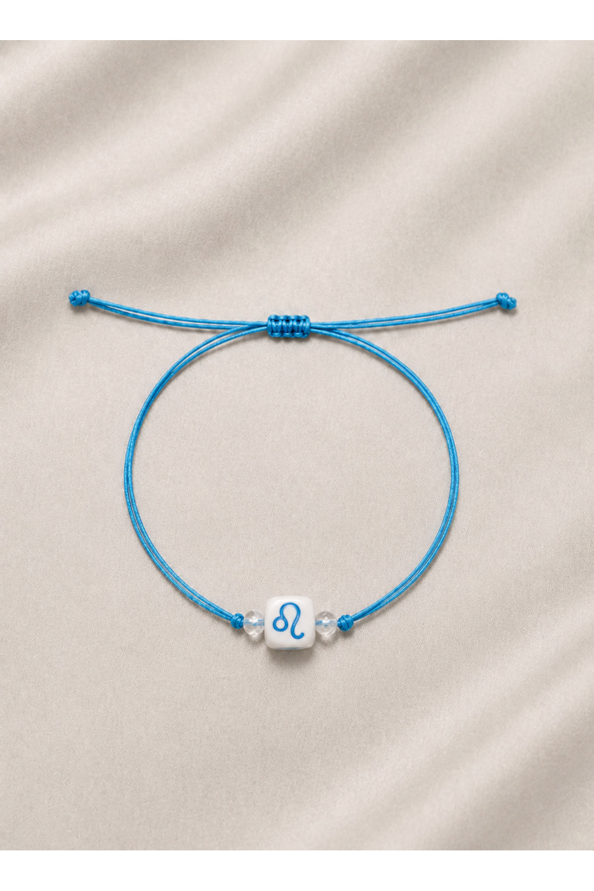 Femenino Leo Zodiac Sign Gold Thread Adjustable Handmade Bracelet