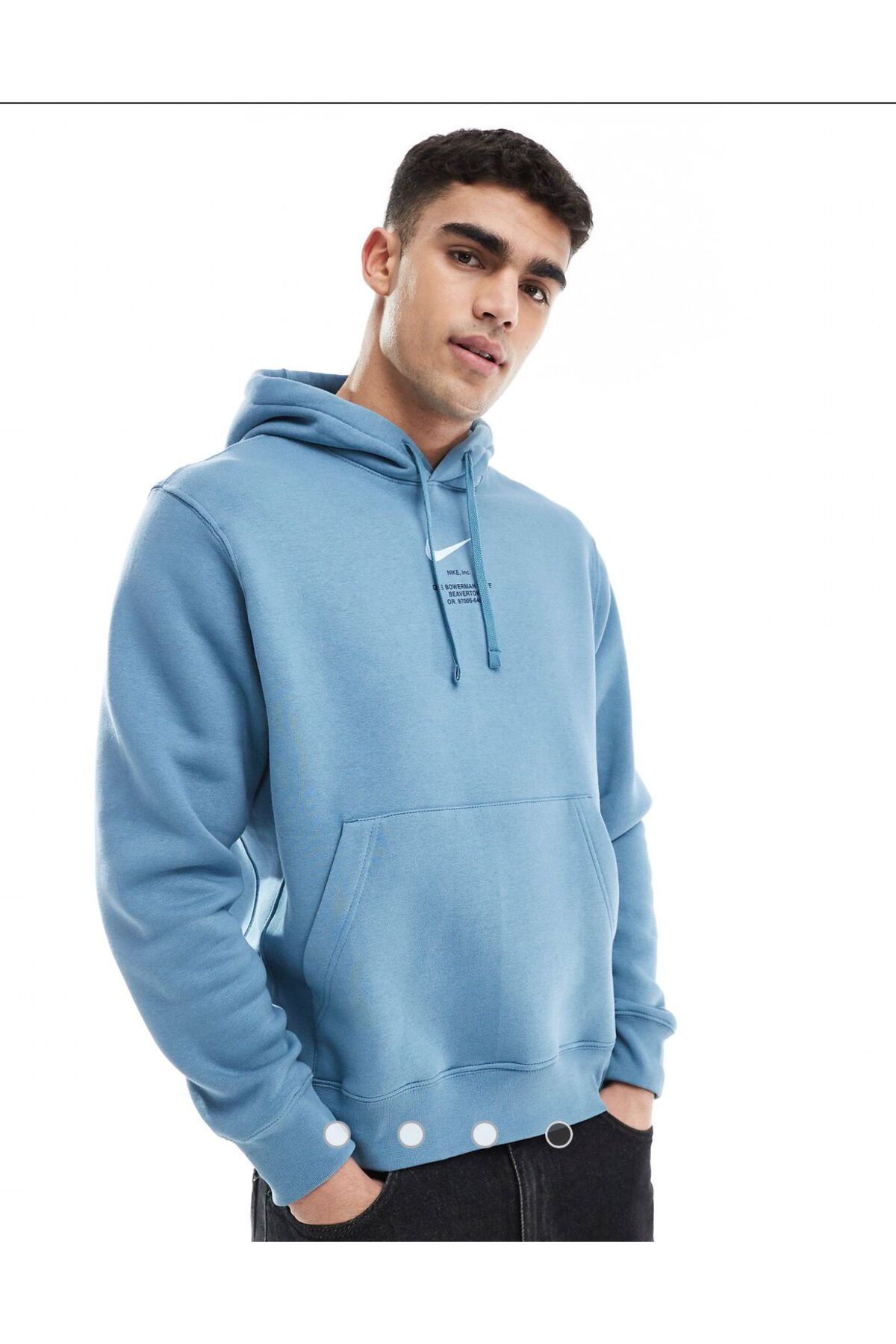 Nike Athletics Pullover Hoodie - Erkek Blue Sweatshirt görsel 4