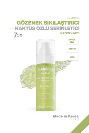 Dr.Melaxin Gözenek Sıkılaştırıcı | Kaktüs Özlü | Serinletici Jel Sprey Serum ...