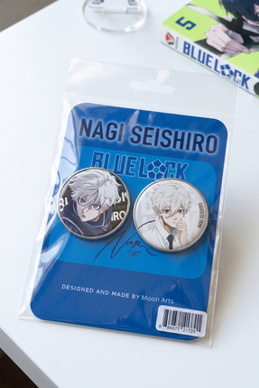 MoonArts Blue Lock Anime Tasarımlı 58mm Buton Rozet Anahtarlık