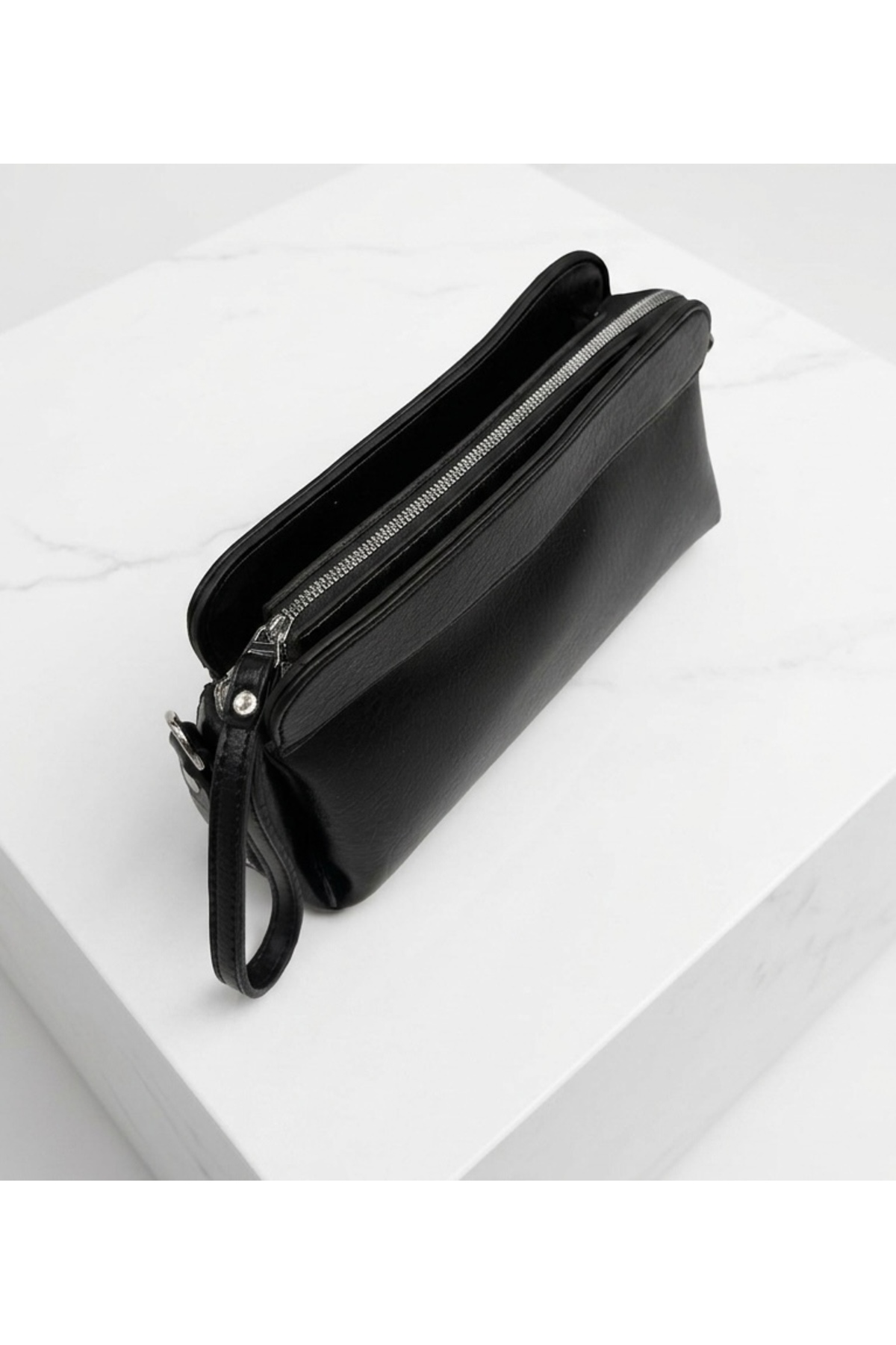 KIRASE Yeni Minimalist Portföy Çanta Uzun Omuz Askılı Çok Kullanışlı Omuz Ve El Çantası (BOY 18 cm EN 29 cm) görsel 2