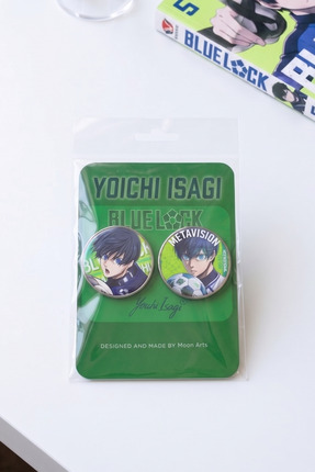 MoonArts Blue Lock Yoichi İsagi Anime Tasarımlı 58mm Buton Rozet Anahtarlık
