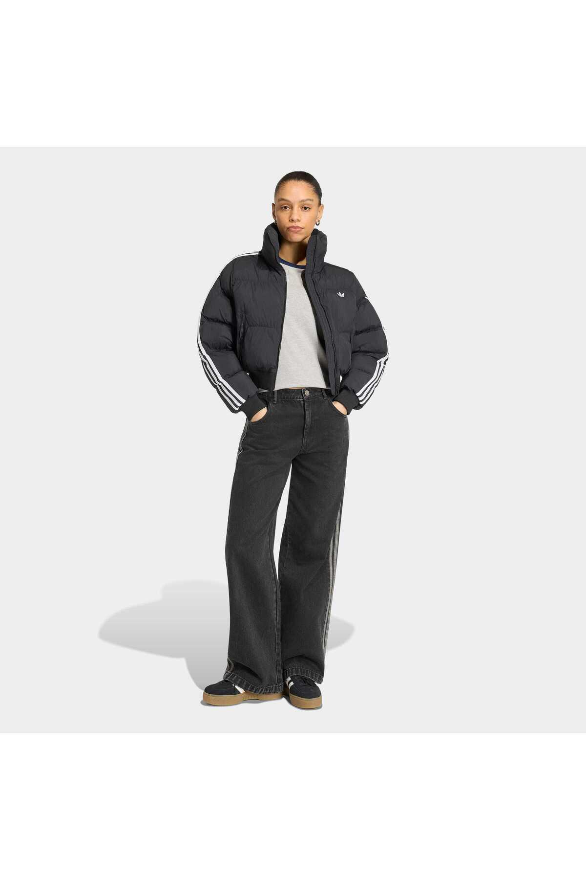 adidas Adicolor Jkt Kadın Spor Mont KT4231 görsel 3