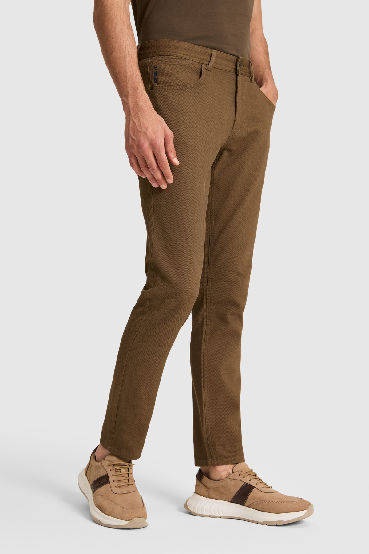 U.S. Polo Assn. Erkek Haki Kanvas Pantolon 50326183-VR027 görsel 3