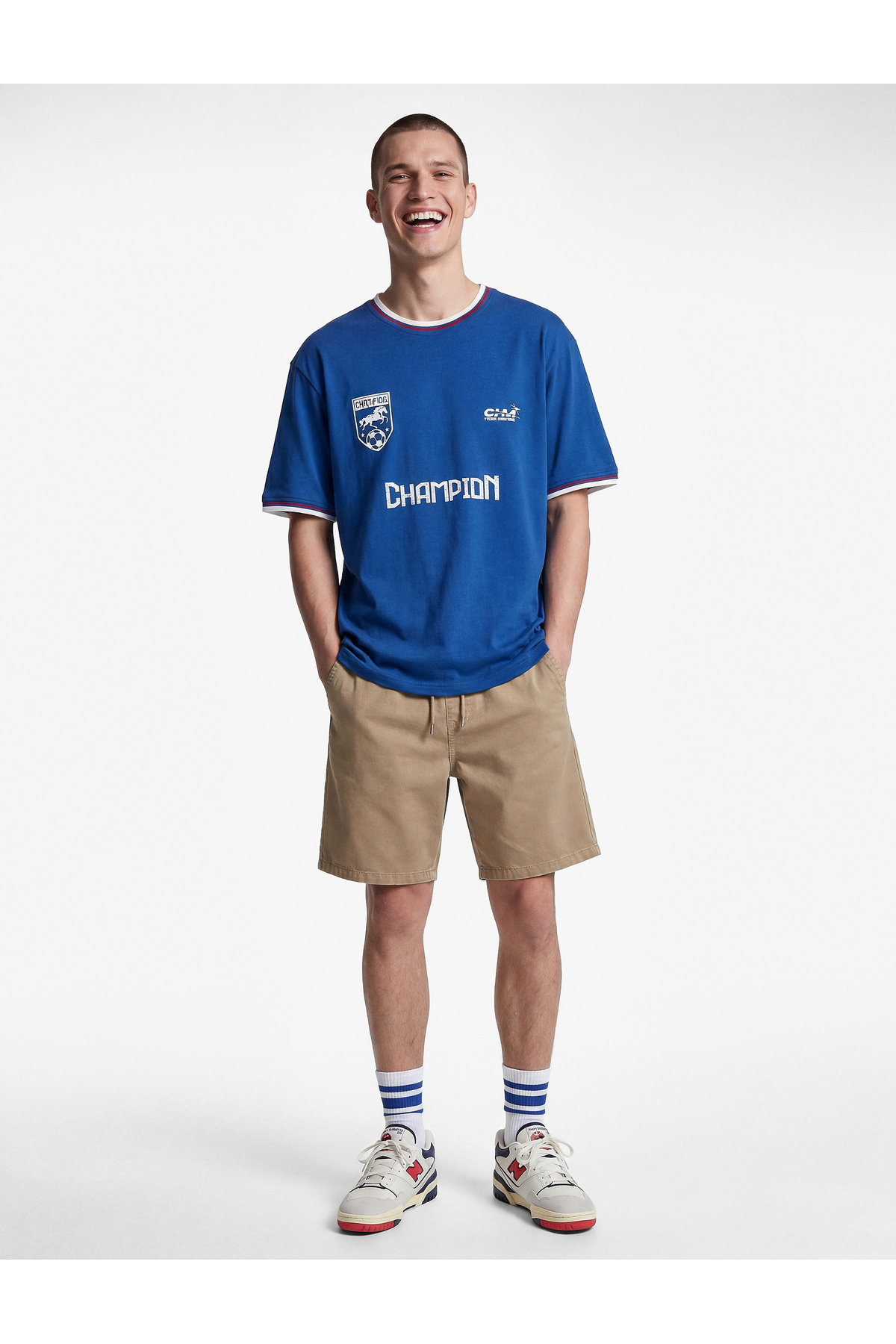 Koton Cotton Short Sleeve Crew Neck Printed Oversize World Cup 2026 T-Shirt