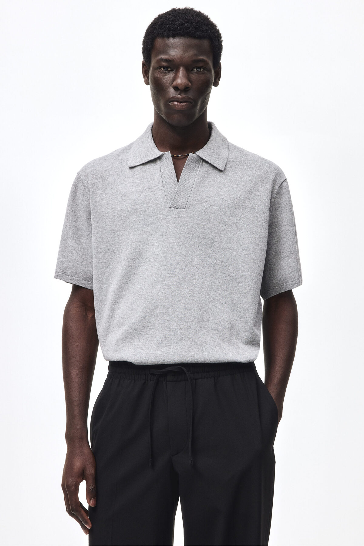 تی‌شرت پولو طرح Relaxed Fit اچ اند ام پولوشرت H&M