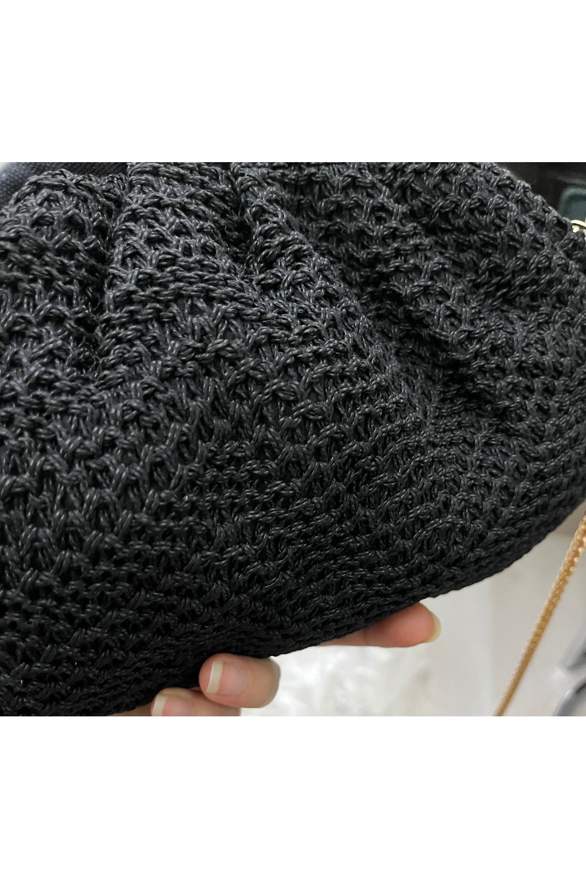 Ays handmade Ays Bags Portföy Gizli Burslu Çanta Tasarım Çanta Şık Çanta Moda Çanta Yaz Çantası Dantel Görünümlü Çanta görsel 3