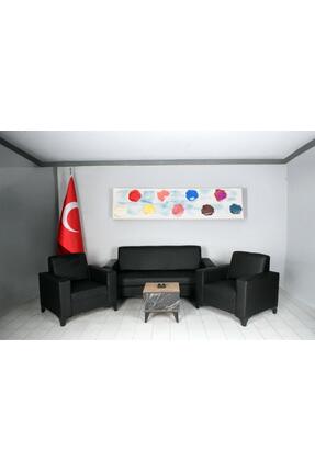 MOBLERD MOBİLYA VİLİS OFİS OTURMA GRUBU 3+1+1