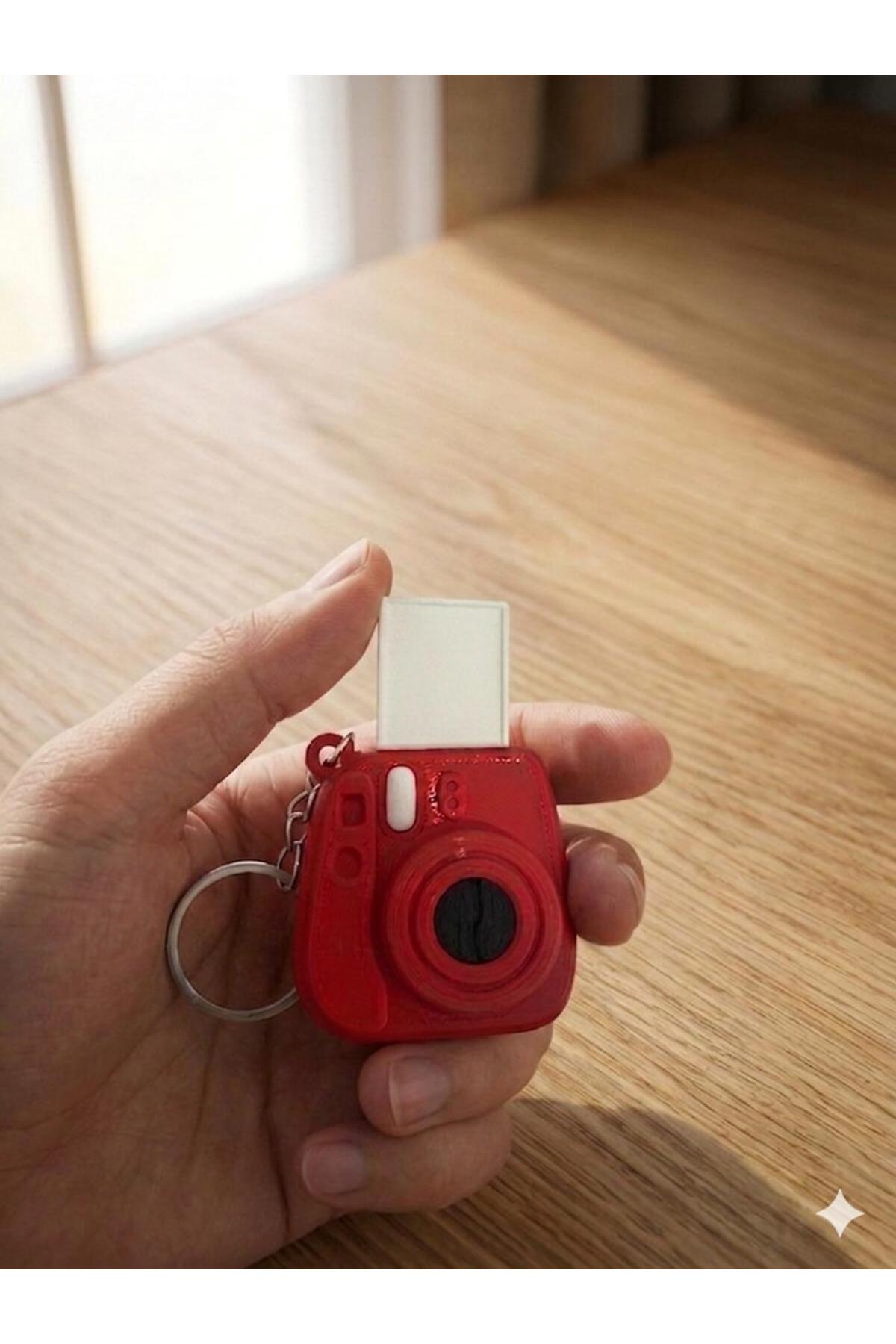 LUKA3D Kamera Şeklinde Mini Resimli Anahtarlık