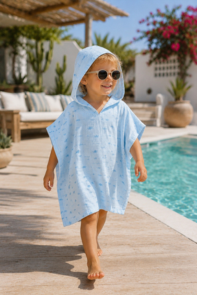 MAMA PADRE Müslin Çocuk ve Bebek Panço Unisex Model - Bebek & Çocuk Plaj ve B...