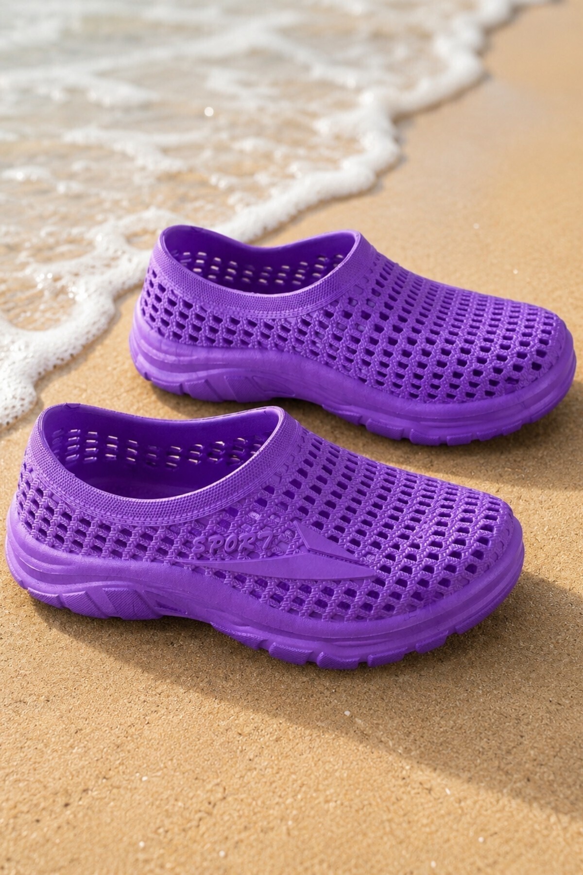 MUGGO WAVE Unısex Delikli Kaymaz Taban Deniz Havuz Plaj Ayakkabısı görsel 2