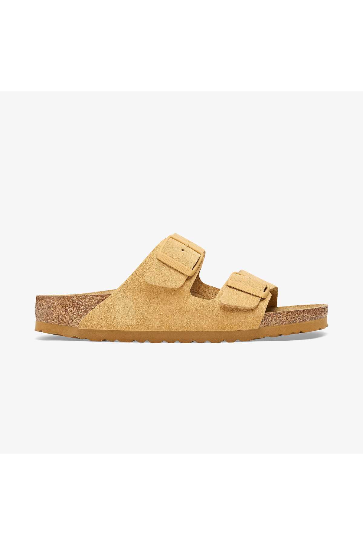 دمپایی کرم زنانه آریزونا VI جاست‌پ بیرکن استاک دمپایی Birkenstock