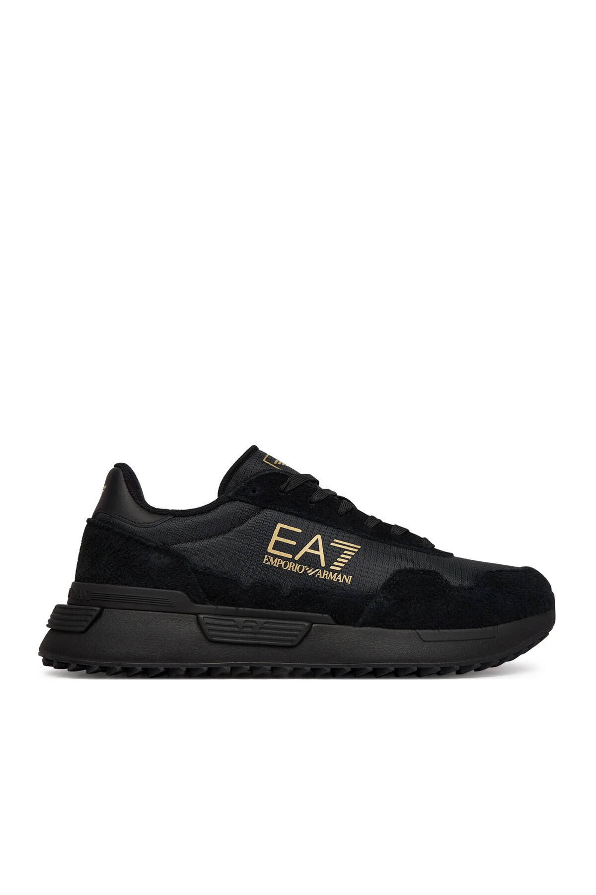 Erkek Süet Sneaker — مشکی 7X000380AF19175MZ177