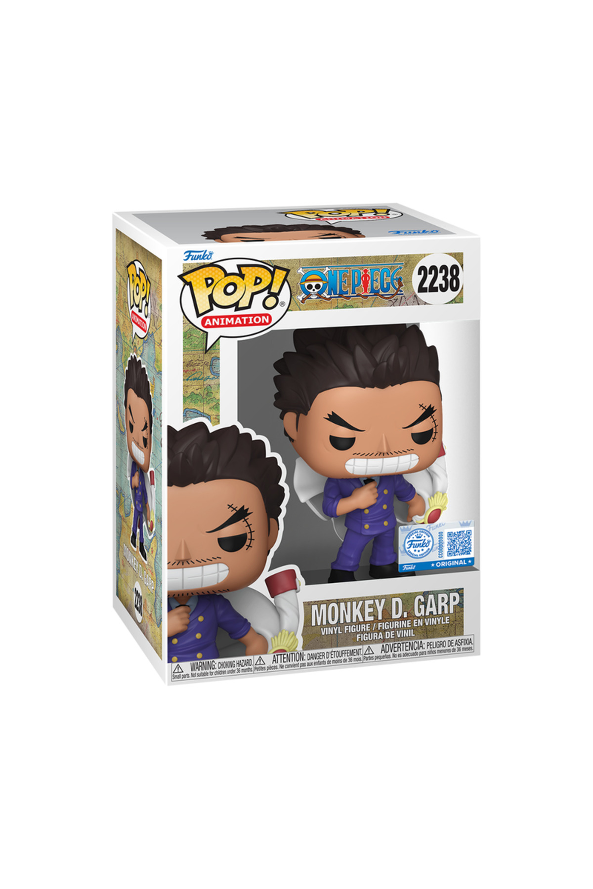 Funko Pop One Piece Monkey D. Garp 2238 anime (Exclusive) Figür