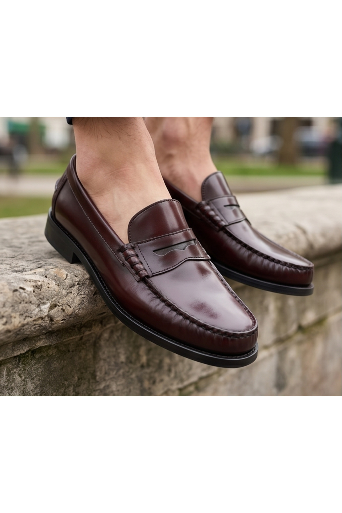 CRC AYAKKABI Elite Comfort, Hakiki Deri Açma Klasik Minimalist Günlük Ayakkabı görsel 4