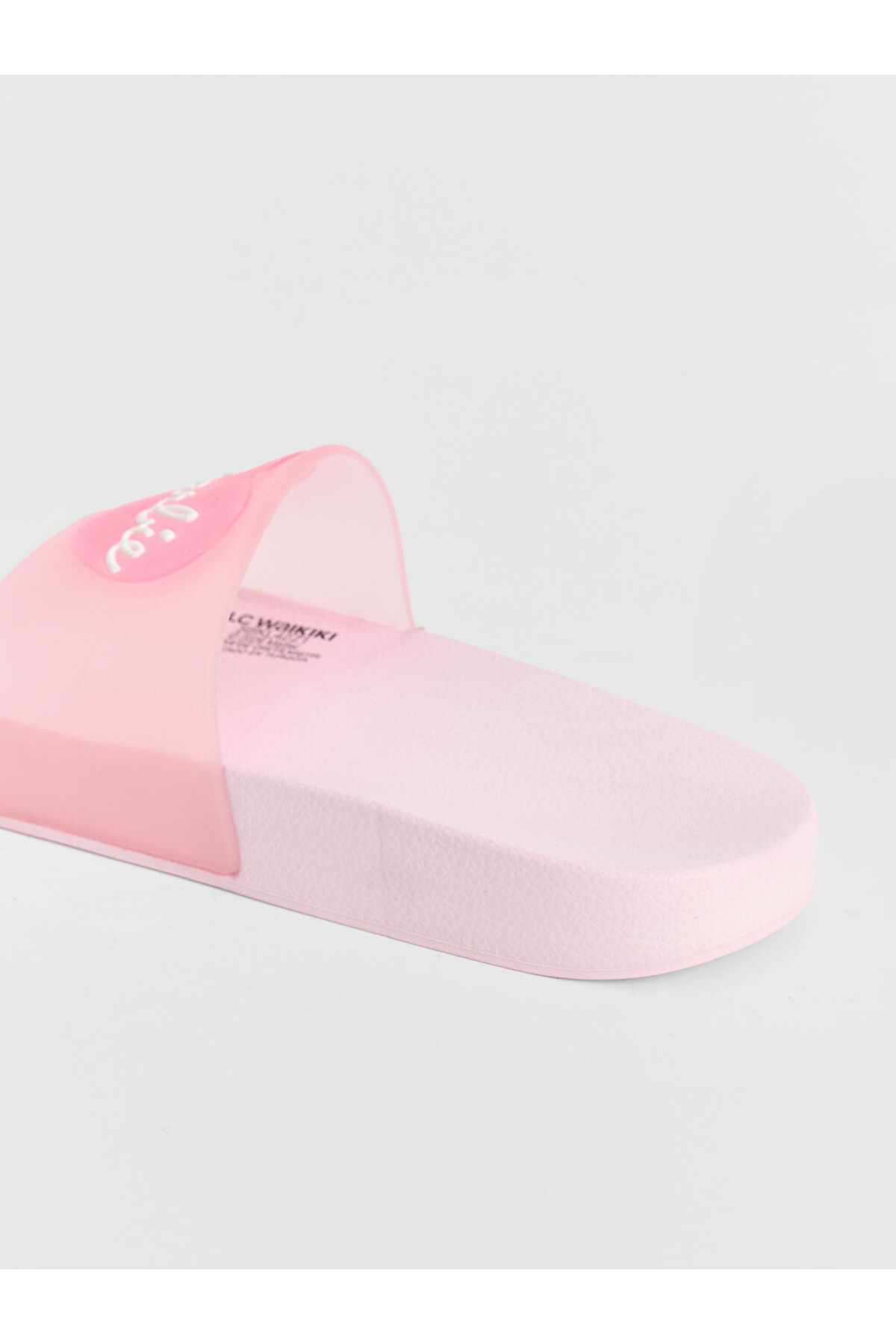 Resim LC Waikiki Pembe Kız Çocuk Barbie Baskılı Terlik 