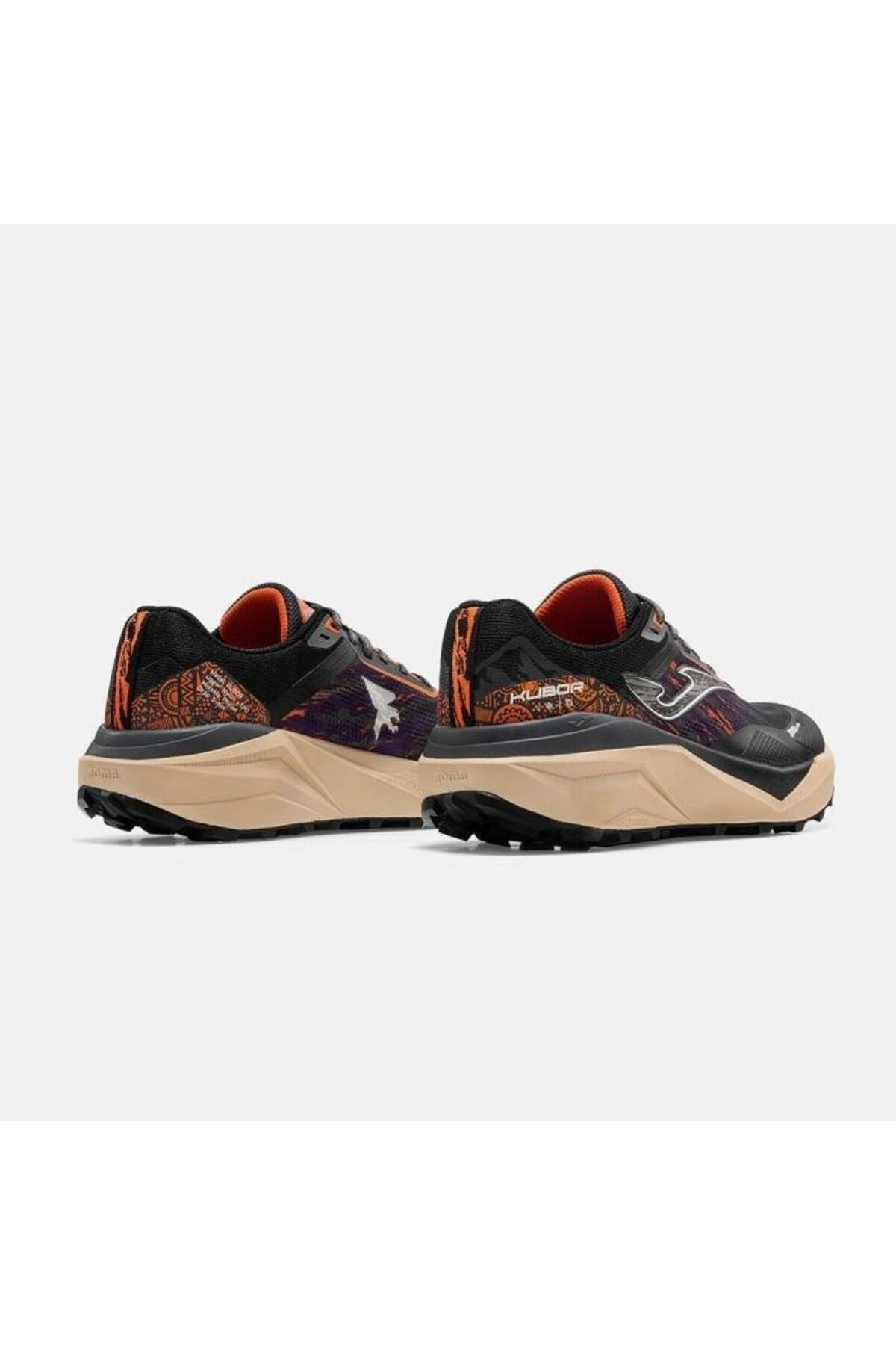 Joma TKKUBS2619 Kubor Erkek Outdoor ve Trail Koşu Ayakkabısı - Siyah/Turuncu görsel 4