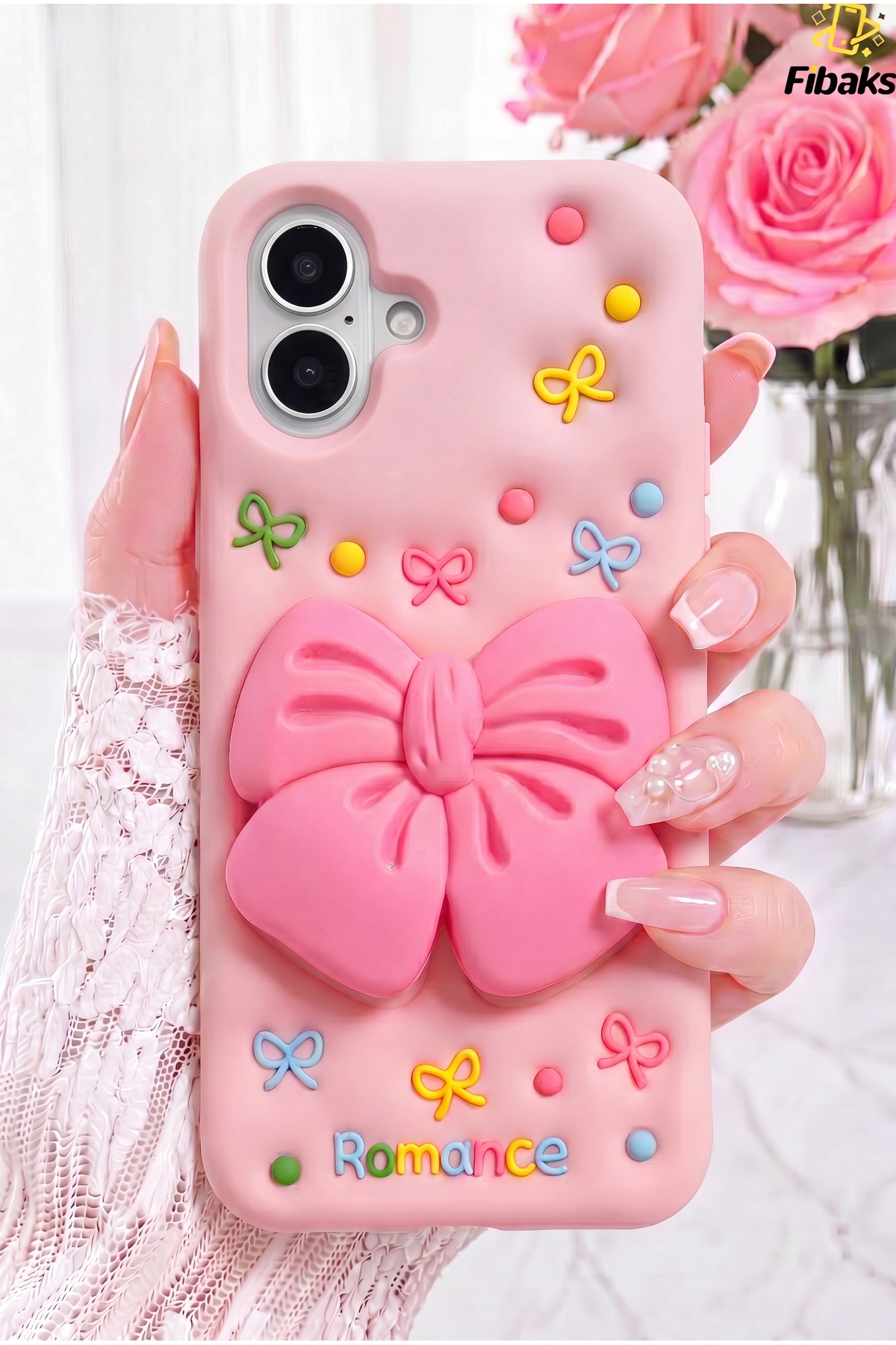 iPhone 17 Case Silicone Phone Case with RibbonGrip Pop Socket Stand Hold Support Stand Feature