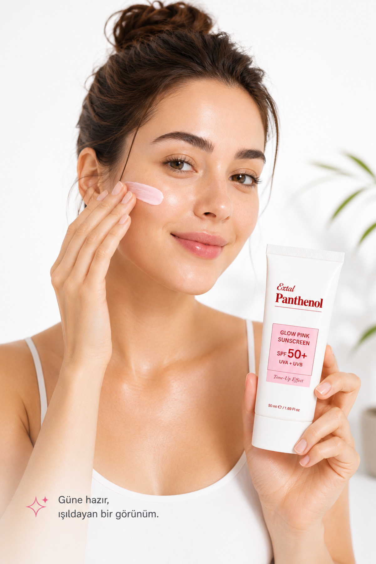 Panthenol Tüm Cilt Tipleri İçin Ultra Hafif Leke Karşıtı ve Ton Eşitleyici Renkli Yüksek Uv Korumalı Güneş Kremi Seti Spf50+ — PNTHLKTNEŞTLYCKRM50MLX2 — تصویر 6 از 6