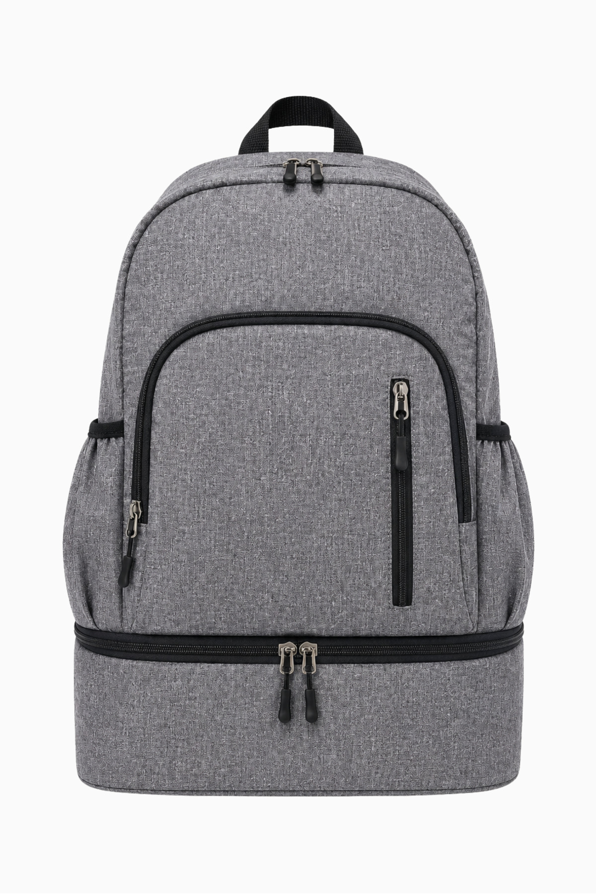 Active Pro Organized Sports & Daily Use Grey Backpack Shoe Compartment Laptop Compartment Waterproof