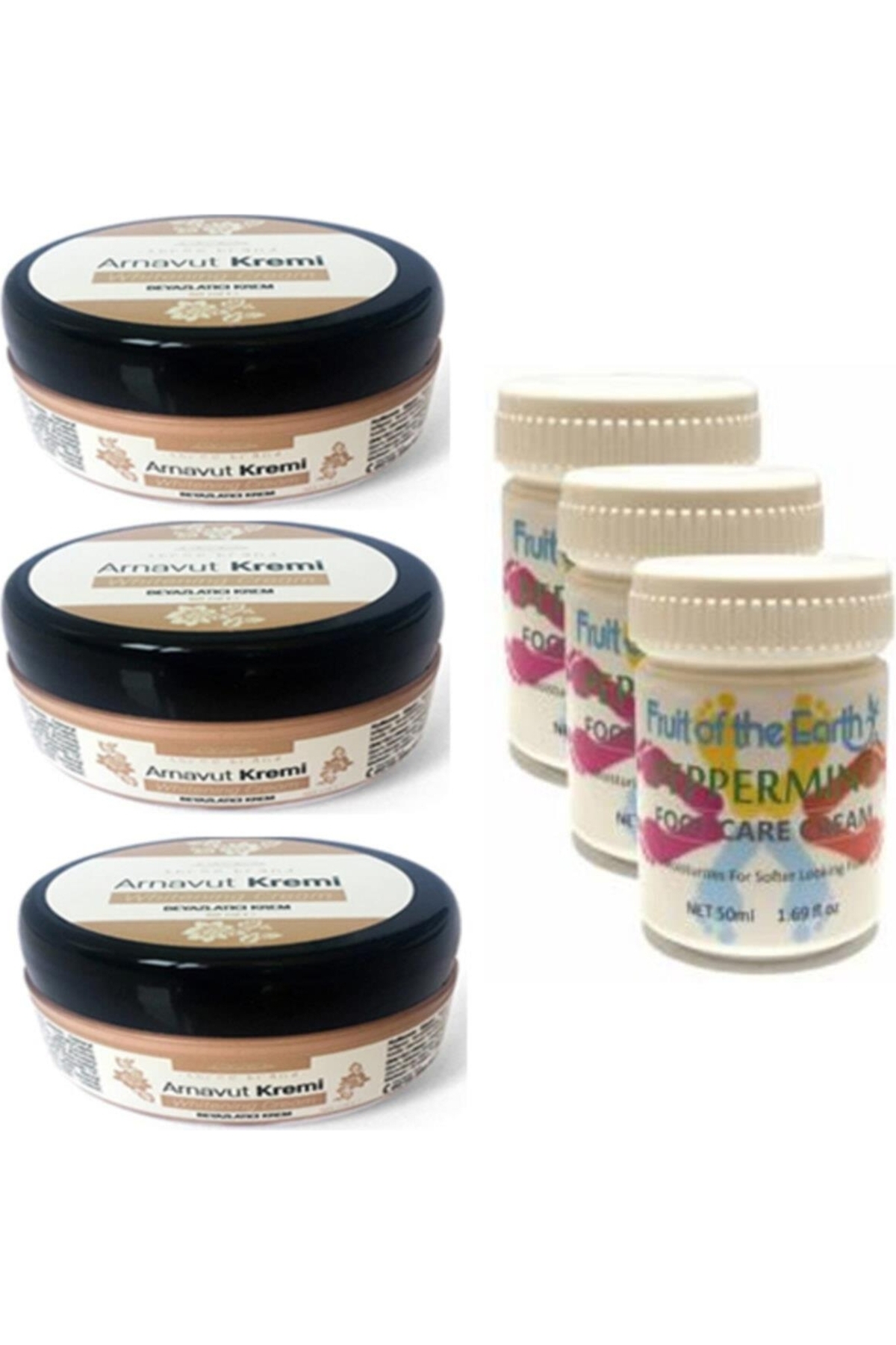 Bezos Hintohu Three Brand 50ML Arnavutaklıkkremi 3AD+FOOT Carecream 50ML Ayak Bakımkremi Naneferahlığıveko — LMVXGU-EYF-2798-JIYA01