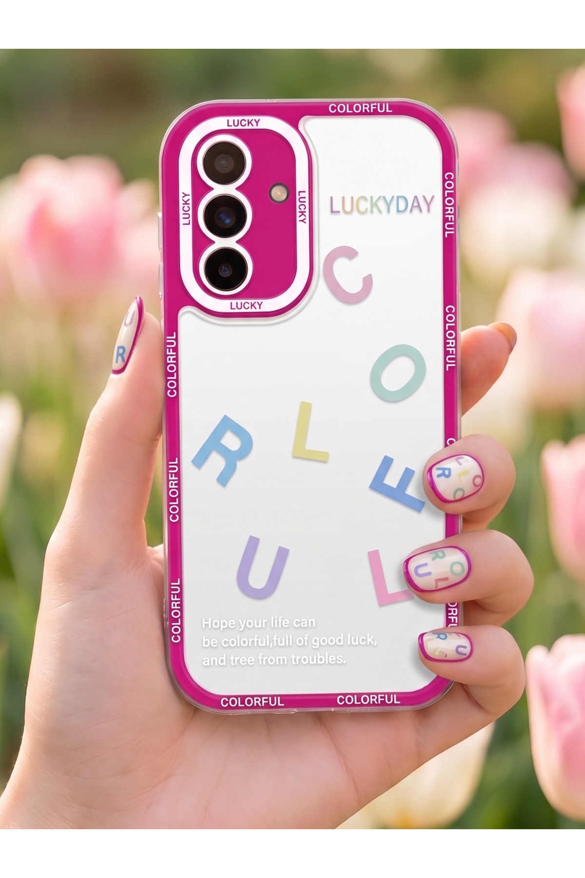 Samsung Galaxy S24 FE Compatible Case Camera Shielded Mirrored Patterned Glossy Luxury Color Hard Cover