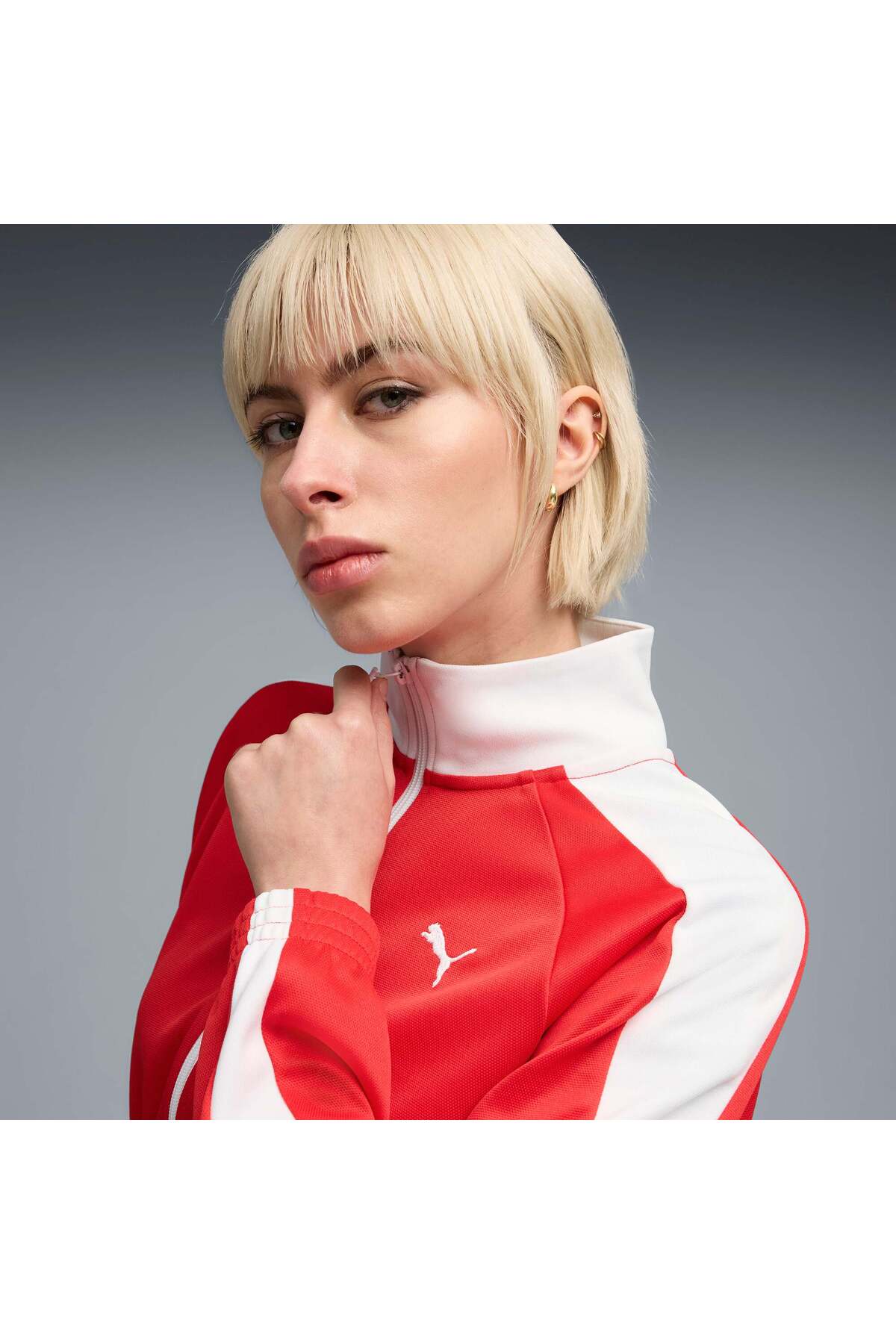 Puma T7 PIQUE Kadın Kısa Kesim Ceket görsel 2