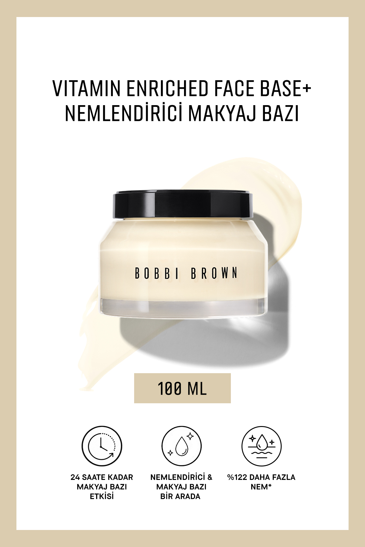 Vitamin Enriched Face Base+ Nemlendirici Makyaj Bazı 100 ML — بژ EYXJ01
