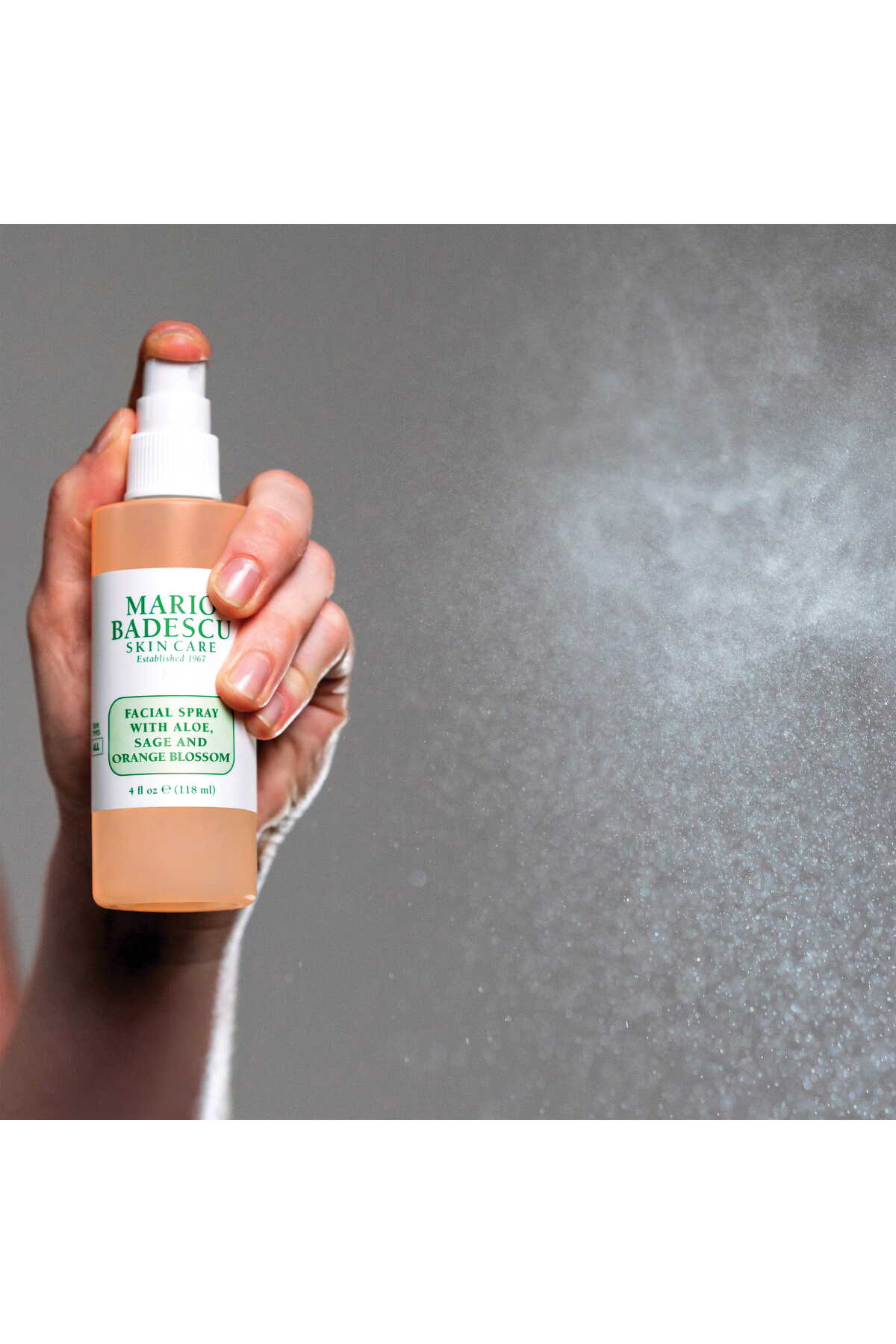 Aloe, Sage & Orange Blossom Tazeleyici Yüz Spreyi 59 ml — 3262690 — تصویر 2 از 3