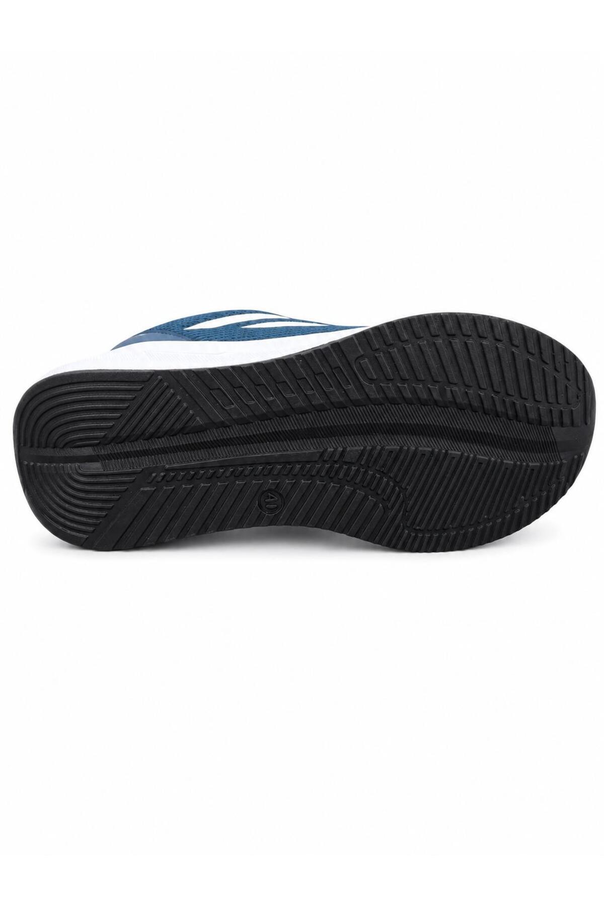 کفش ورزشی مردانه سبک وزن مخصوص پیاده‌روی و دویدن مدل Indigo Blue Mesh از برند Awidox — آبی SPORAYAKKABI — تصویر 5 از 5