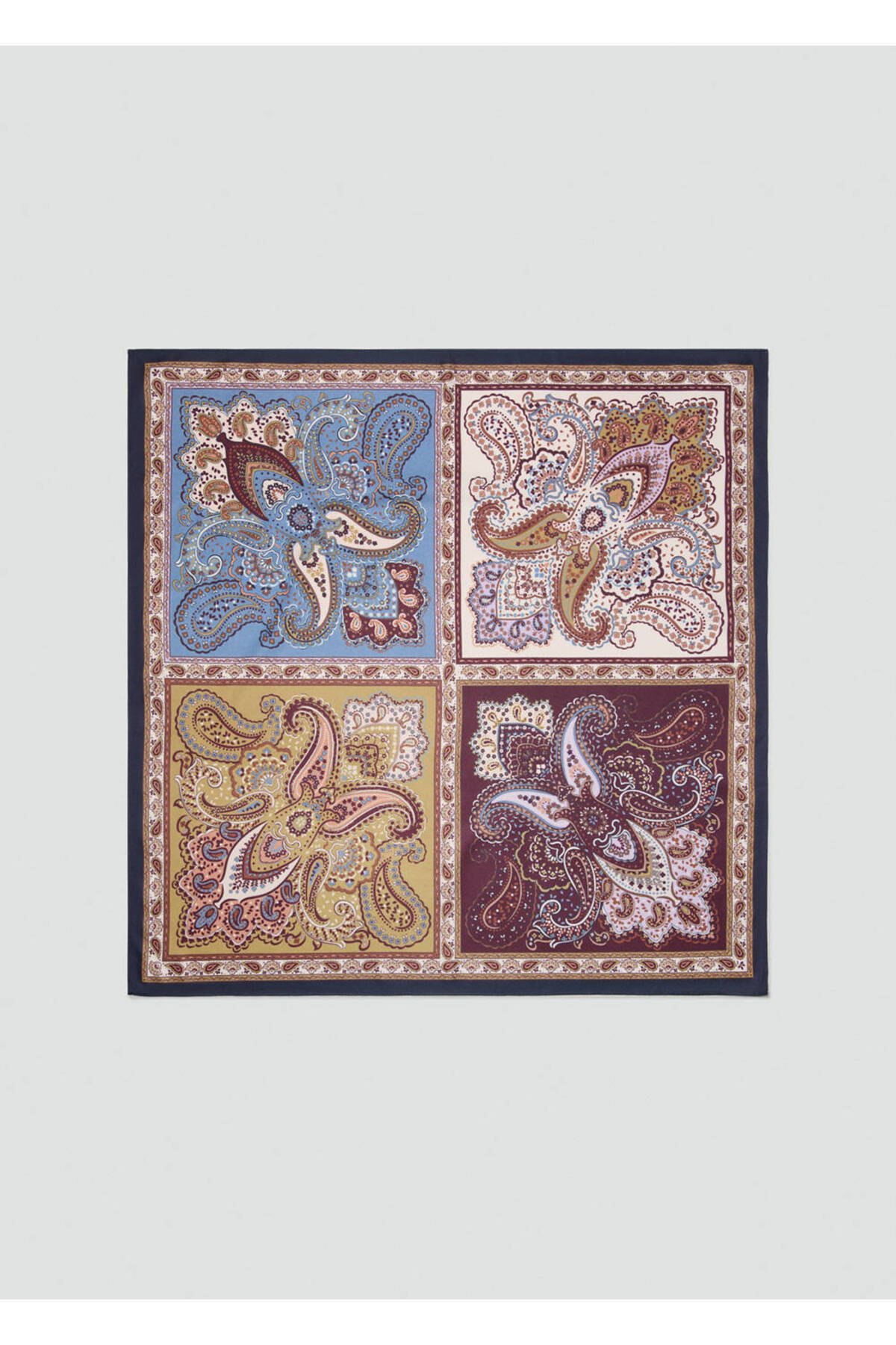 MANGO Woman Paisley desenli şal görsel 2
