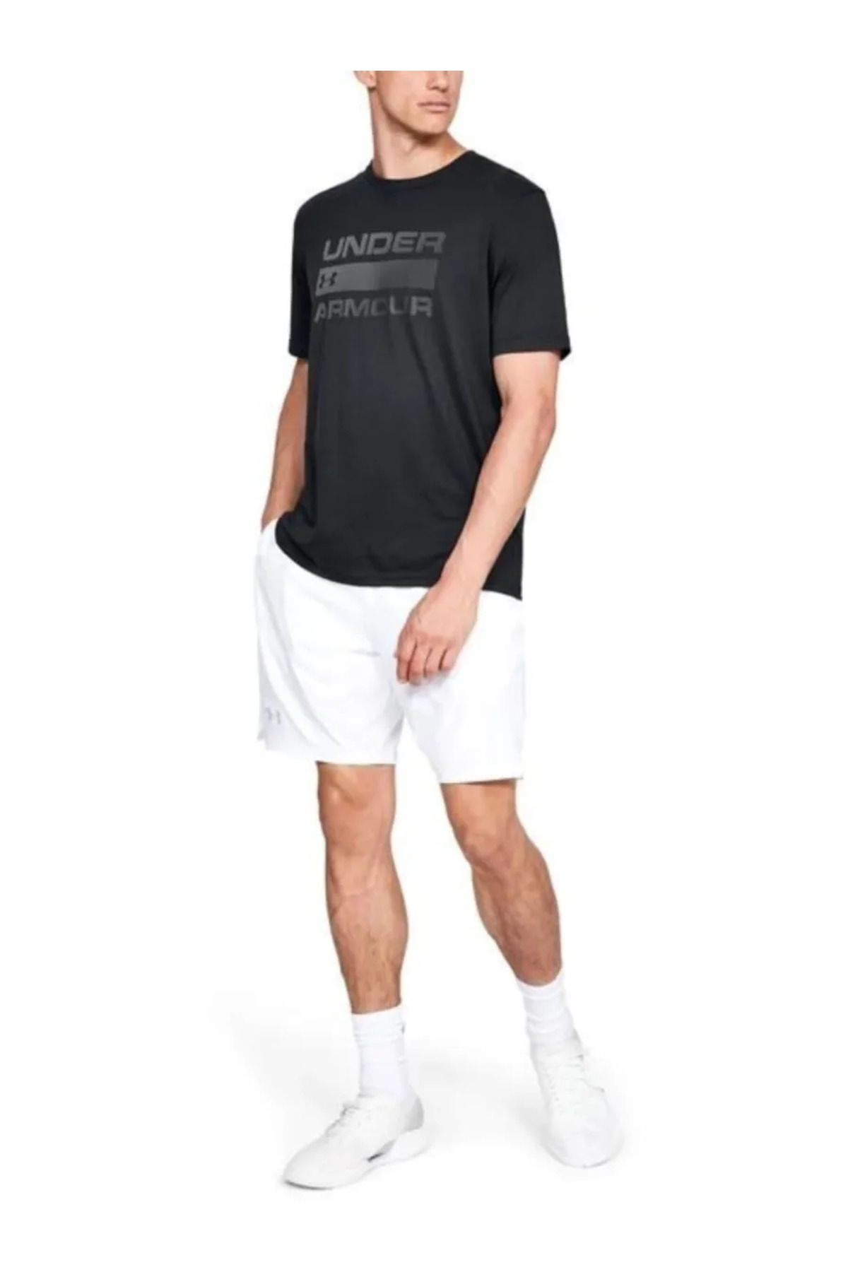 Under Armour Ua Team Issue Wordmark Ss Erkek T-Shirt 1329582-001 görsel 3