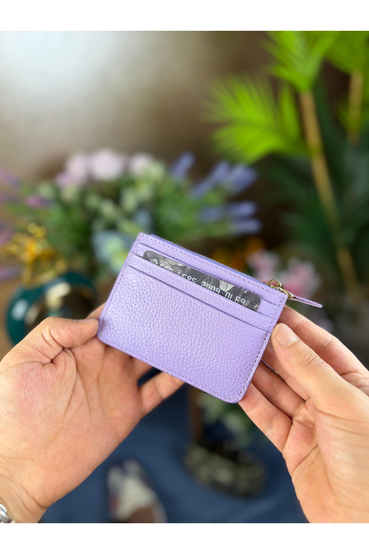 LORİS POLO Maya Unisex Hakiki deri Fermuarlı Kartlık görsel 4